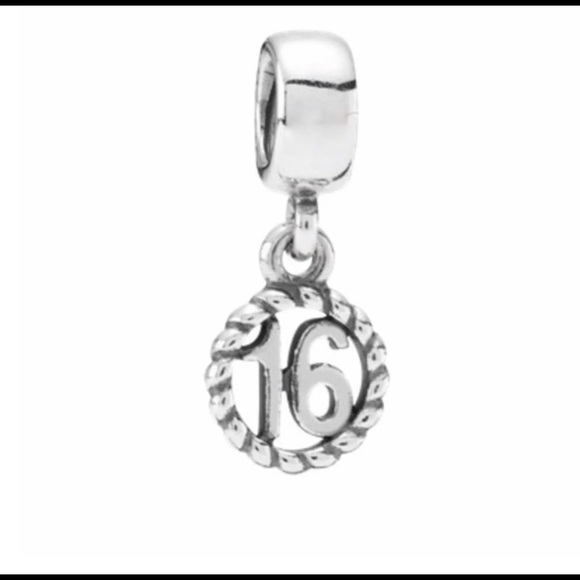 Pandora Sweet 16 Birthday Dangle Charm - Picture 1 of 2